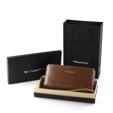 PANACHE BROWN LONG WALLET